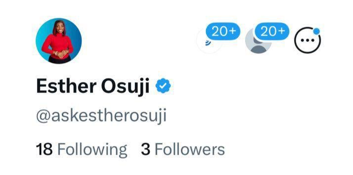 Esther Osuji tweet media