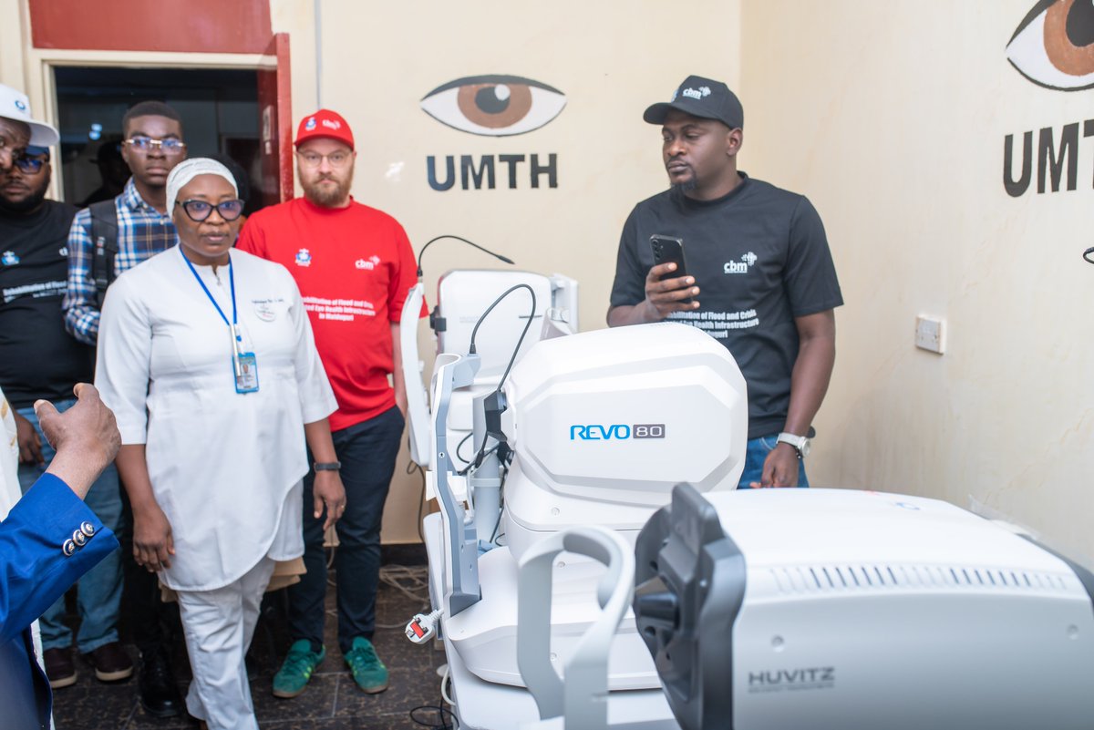 cbmIHI's tweet photo. In 2024, floods disrupted essential #EyeCare services at University of Maiduguri Teaching Hospital, Nigeria π³π¬.
Thanks to CBM and partners, new diagnostic and surgical equipment is restoring care and ensuring that #NoOneIsLeftBehind across Borno State and neighboring regions. https://t.co/SEwBtx3hsi