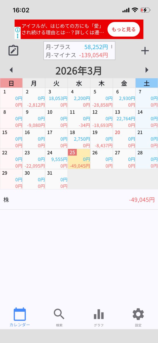 kamecfd's tweet photo. 2026/03/25

-49,045円

⚫︎保有中銘柄
サンドラッグ 100株
アステリア400株

フルヤの空売りでやられてしまった
アステリアは過去投稿みてもだいぶ前からチェック済み！
昨日買ったのに
日計りになってて寄りで強制決済💦
最悪！

さあ！ぶっ飛べ！
捲るぞー https://t.co/Uq3LibV4d5