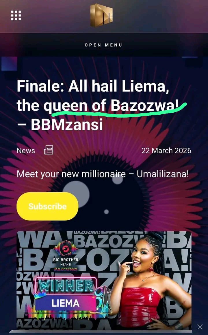 One thing about Biggie he will humble you 😂😂😂😂😂😂😂😂
All hail the Queen of Bazozwa🥳

REBUILDING LIEMA PANTSI
LIEMA TO THE WORLD
#BellsNWhistlesEP
#LiemaPantsi