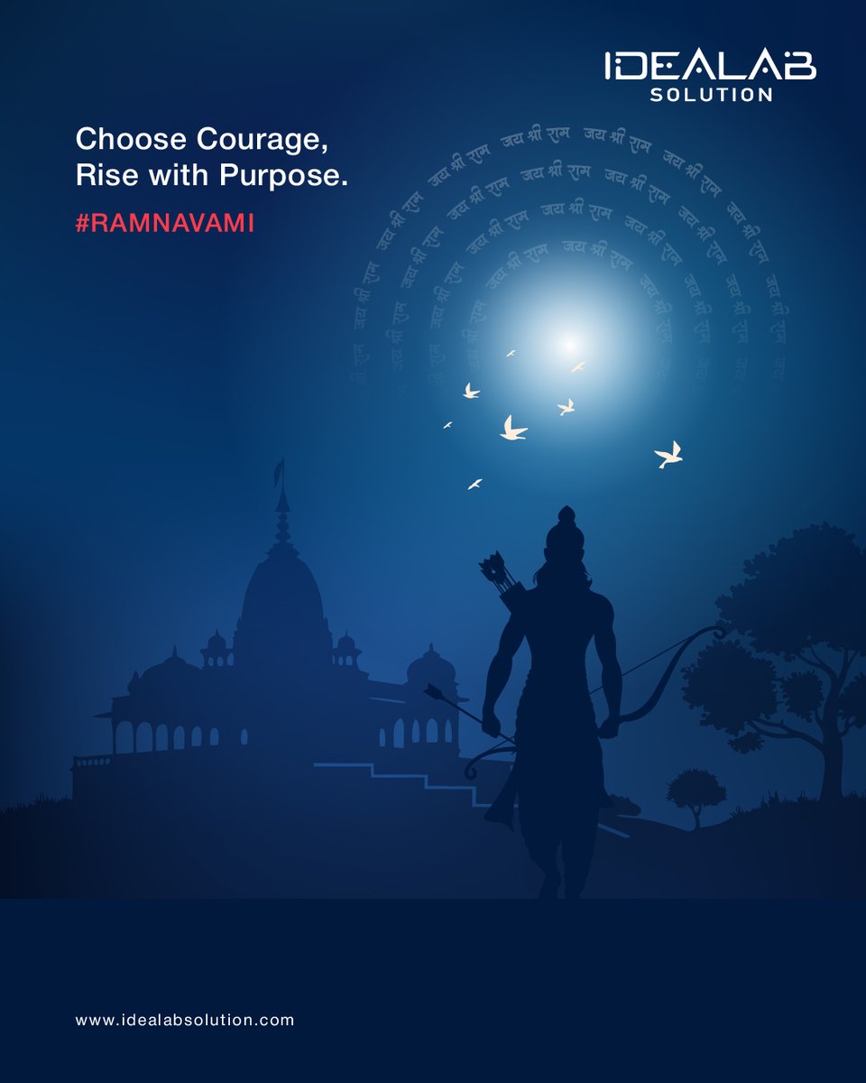 idealabsolution's tweet photo. #LordRam didn’t just rule a kingdom. He ruled with values, courage, &amp; dharma. This #RamNavami, let his ideals guide your path. &amp; let righteousness lead the way.
#HappyShreeRamNavami!
.
.
.
#IdeaLabSolution #ShreeRamNavami #ShreeRamNavami2026 #ShreeRamNavamSpecialDay #JaiShreeRam https://t.co/pzykat5jp8