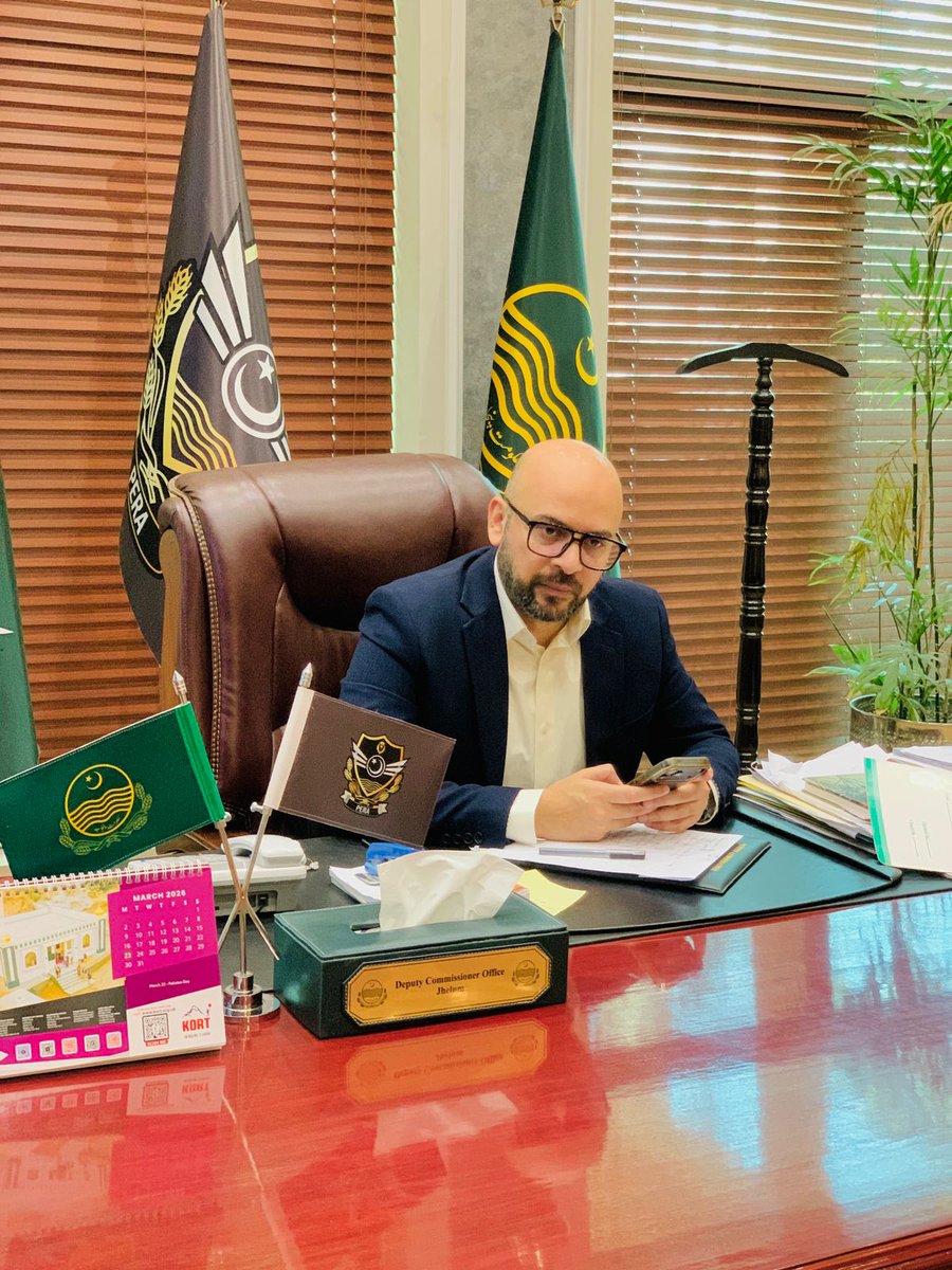 Deputy Commissioner Jhelum tweet media