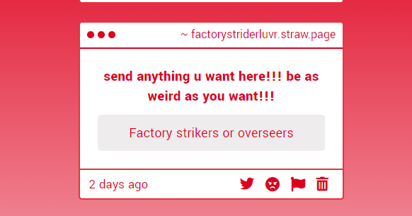 niamah // factory strider lover tweet media