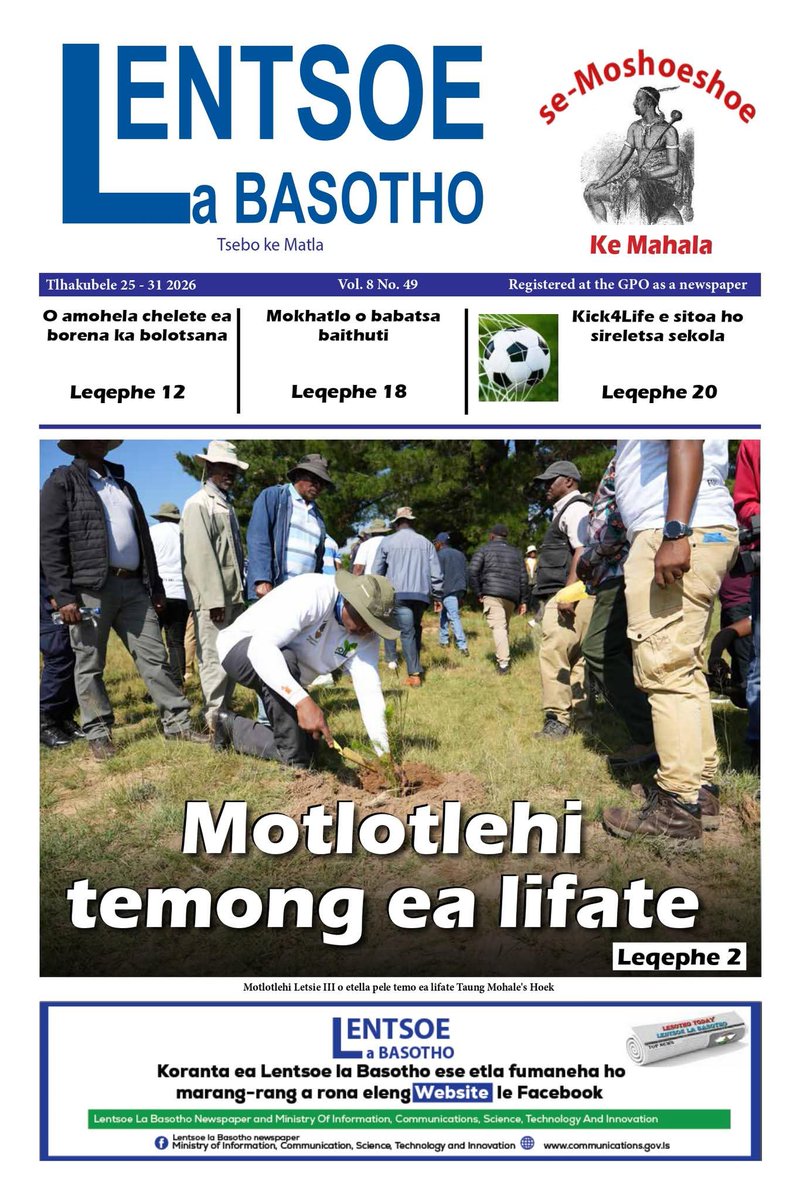 Lesotho Government tweet media