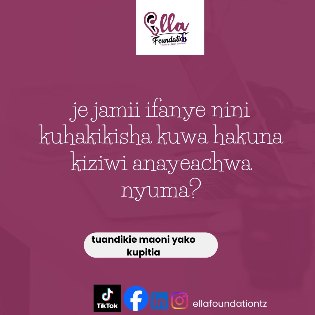 Ella Foundation TZ tweet media