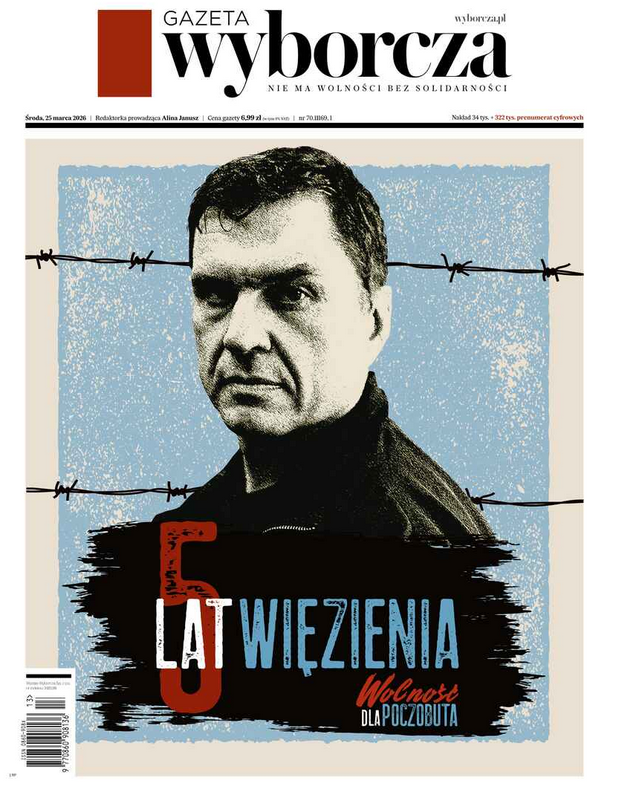 Mija smutna, piąta rocznica uwięzienia Andrzeja Poczobuta przez białoruski reżim