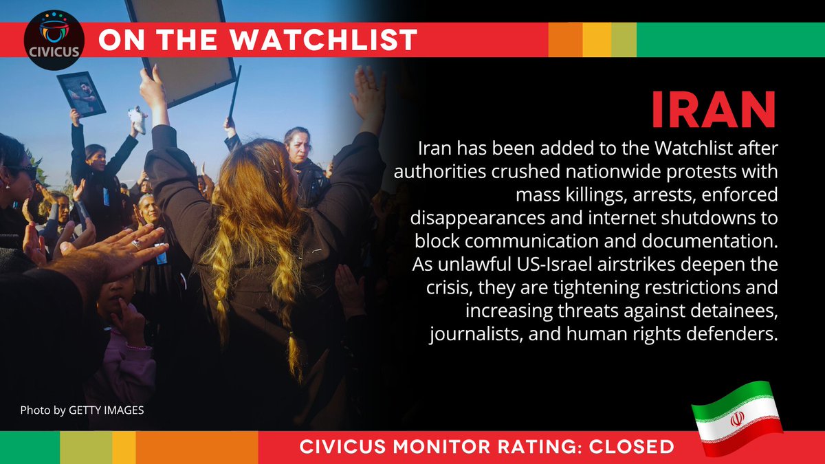 CIVICUS Monitor tweet media