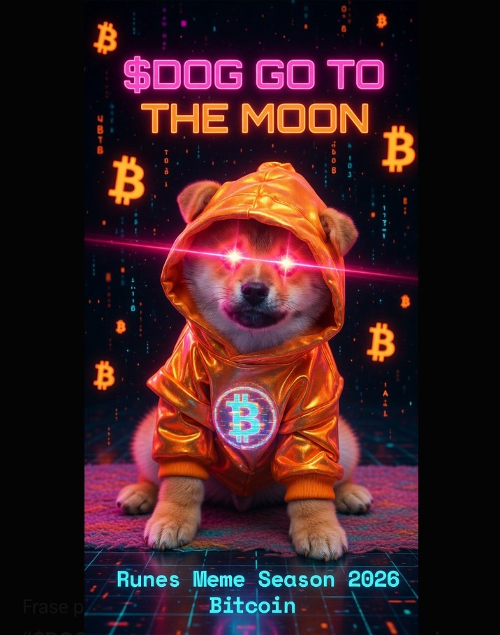 fabiobrasiljp's tweet photo. 🚀 $DOG Go to the Moon – Runes Protocol Bitcoin 2026. Temporada de memes ativada na rede Bitcoin. O pack tá pronto. Segura o latido que o 10x tá chegando! 🐕🌕⚡️
@LeonidasNFT @rodarmor
#DOG #BitcoinRunes https://t.co/AGltObQmBQ