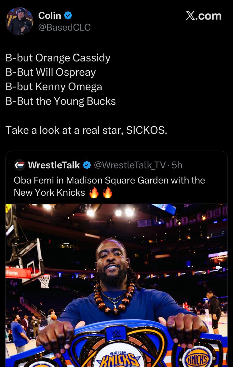 Cringe Wrestling Takes tweet media