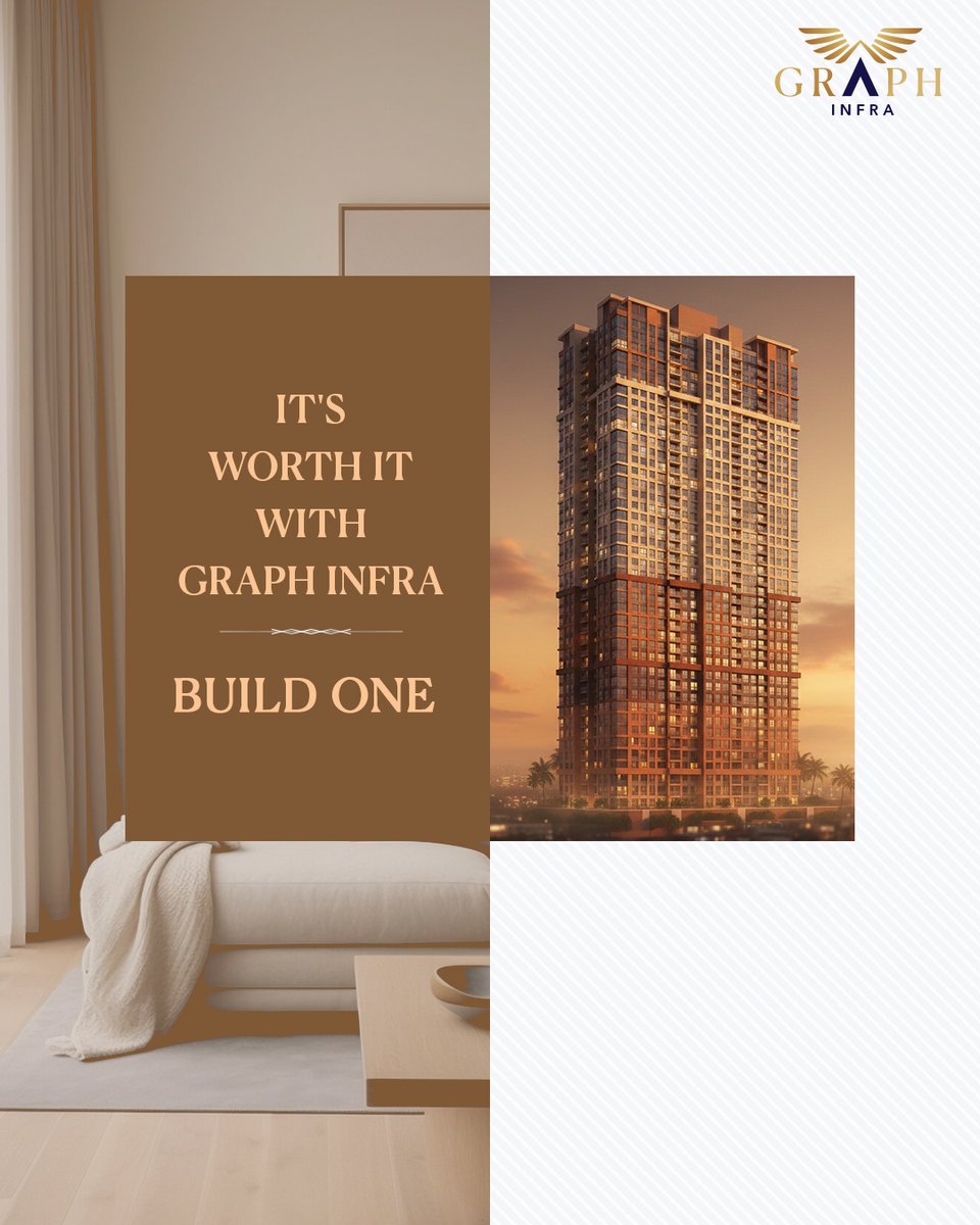 graph4771's tweet photo. t’s not about walls and windows.
It’s about slow mornings, golden evenings, and a view that reminds you why you chose better.
When life feels this balanced, you know it’s worth it.

Disclaimer: Visuals are indicative only.

#GraphInfra #LuxuryLiving #ModernLifestyle https://t.co/ME6cRjiuT1