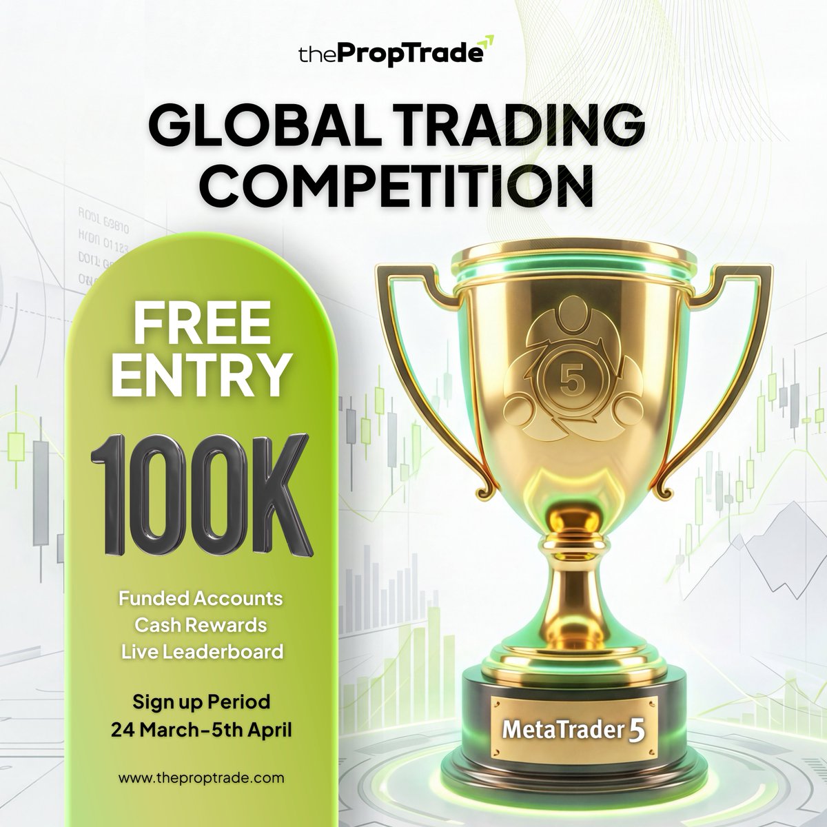 thePropTrade's tweet image. 📢It’s here!

Our first trading competition is now open for sign ups

Compete for accounts and cash prizes, climb the leaderboard, and show what you’re made of!🎁

Let’s see who takes the top spot.  Sign up👇
theproptrade.com/april-trading-…
#tradingcompetition #thePropTrade #traders