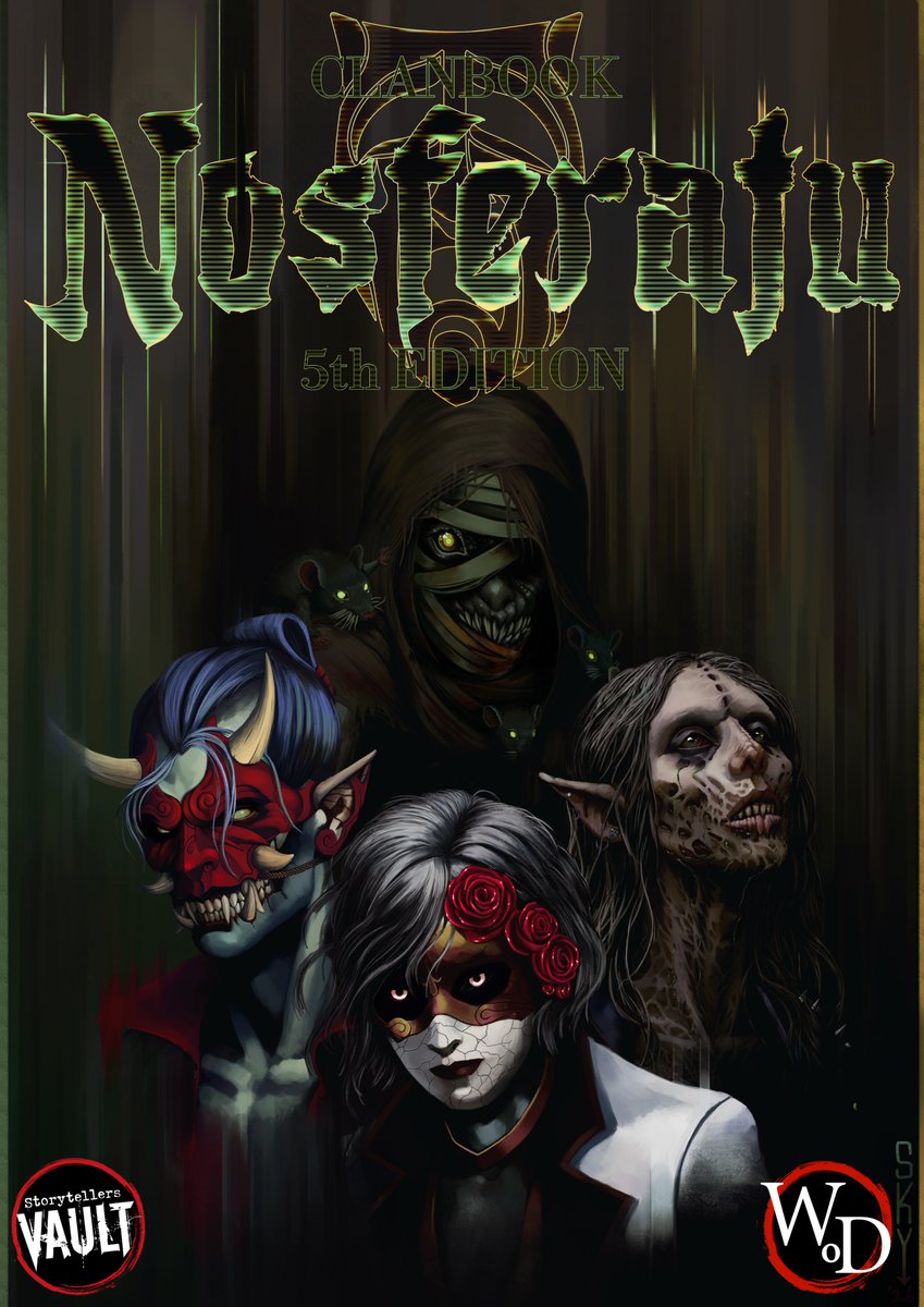 Publishing69416's tweet photo. Grotesque mutations, new Disciplines, blood-soaked secrets, and horrors beneath your city and so much more. https://t.co/W7hALWouBb. Clanbook: Nosferatu is out now on @ST_Vault https://t.co/JthoHTcJgq