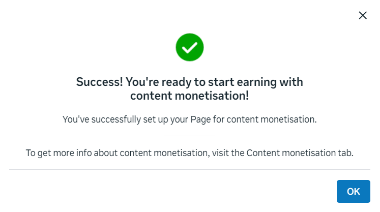 I just got offered content monetisation on Facebook 😍
