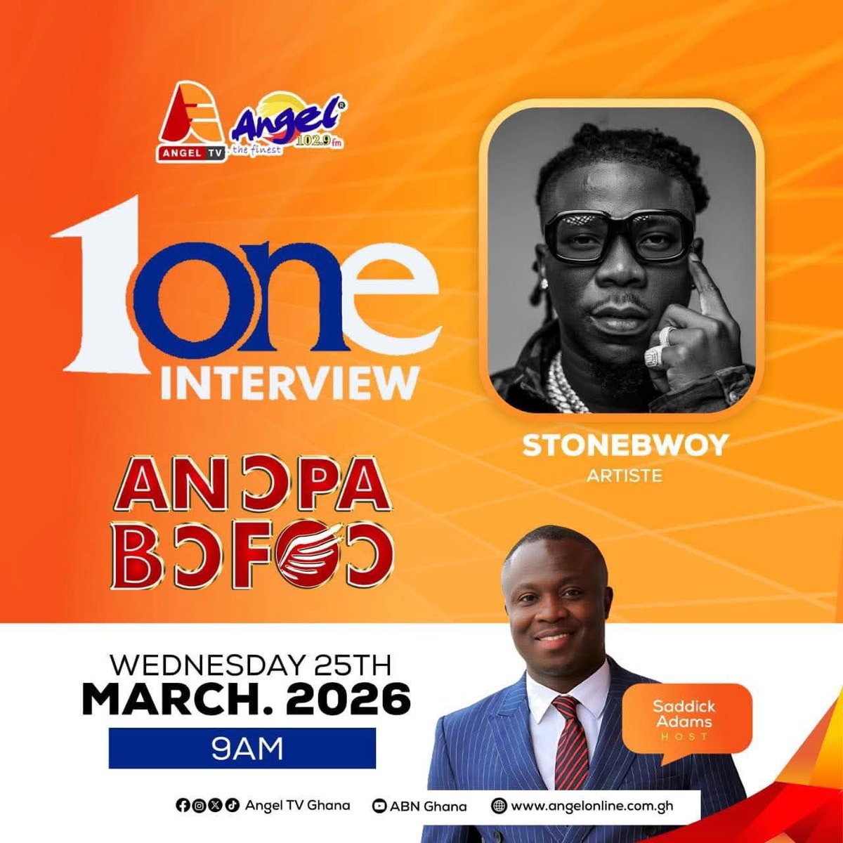dannyT_gh's tweet photo. Greetings to all BHIM❤️ natives and my lovely mutuals❤️. Pls, this interview is very important, don’t miss it for any reason. #Stonebwoy🐐❤️🫡 #Obama #AngelTV https://t.co/ooMe7ZxQUu