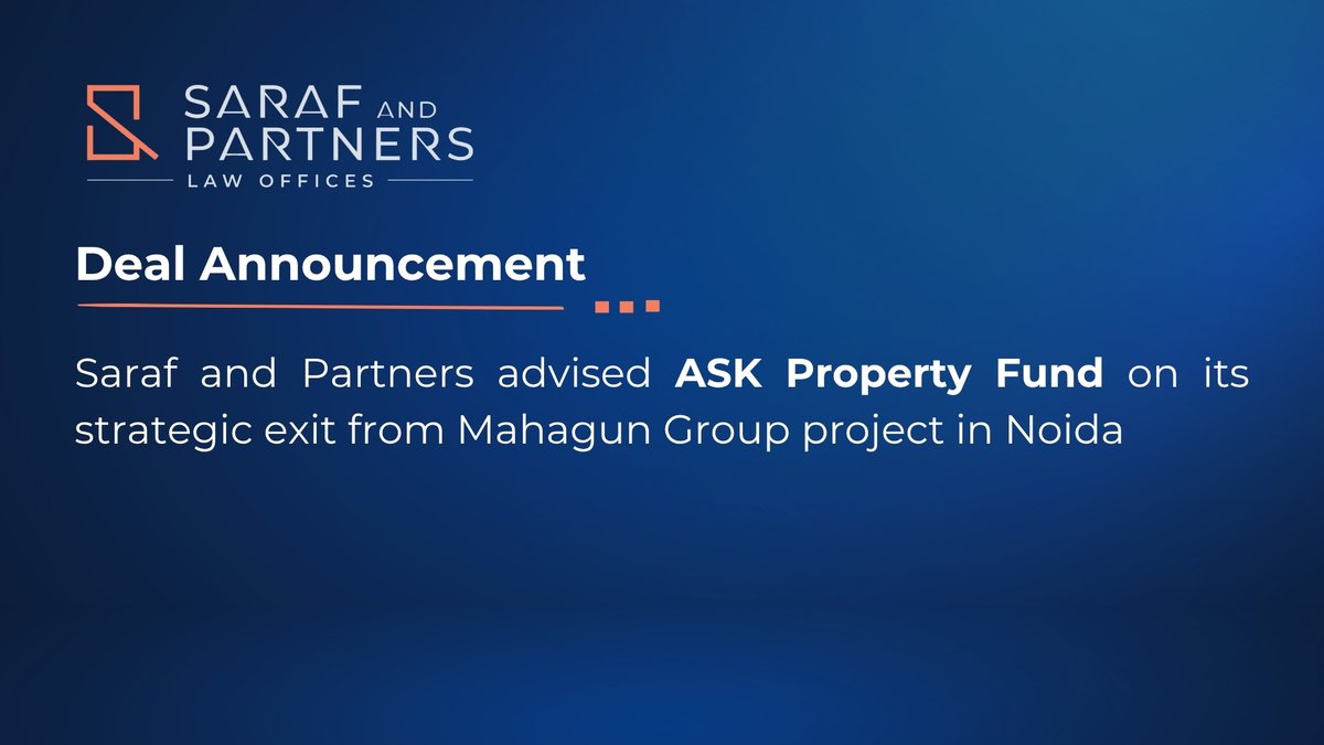 Saraf and Partners tweet media