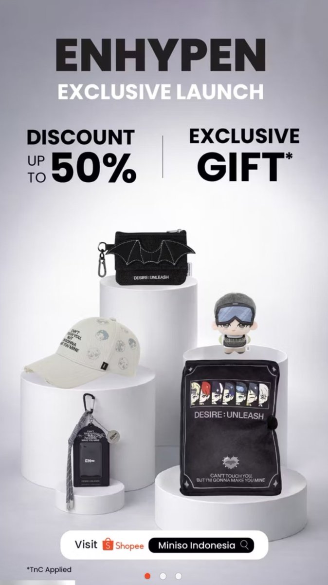evanndeer's tweet photo. ENHYPEN x MINISO INDONESIA https://t.co/V1rFaIXbyJ