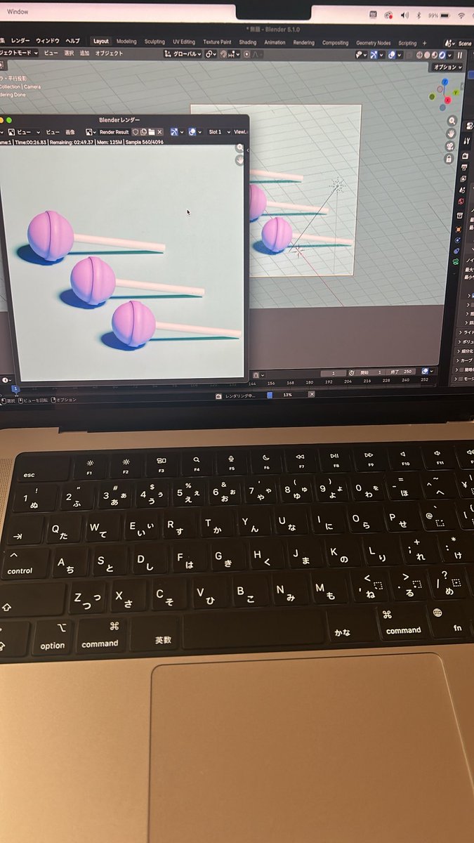 #blender  #blender初心者
 
Bibiさんの動画で取り敢えず色々作ってみる！動画の時間内に出来なかったけど、10分かからず作れた～！机と椅子のチュートリアルが効いてる！