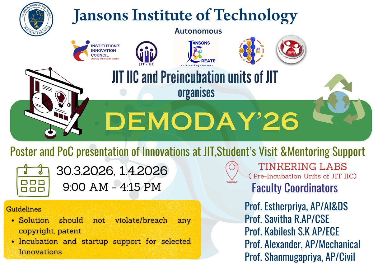 Jansons Institute of Technology tweet media