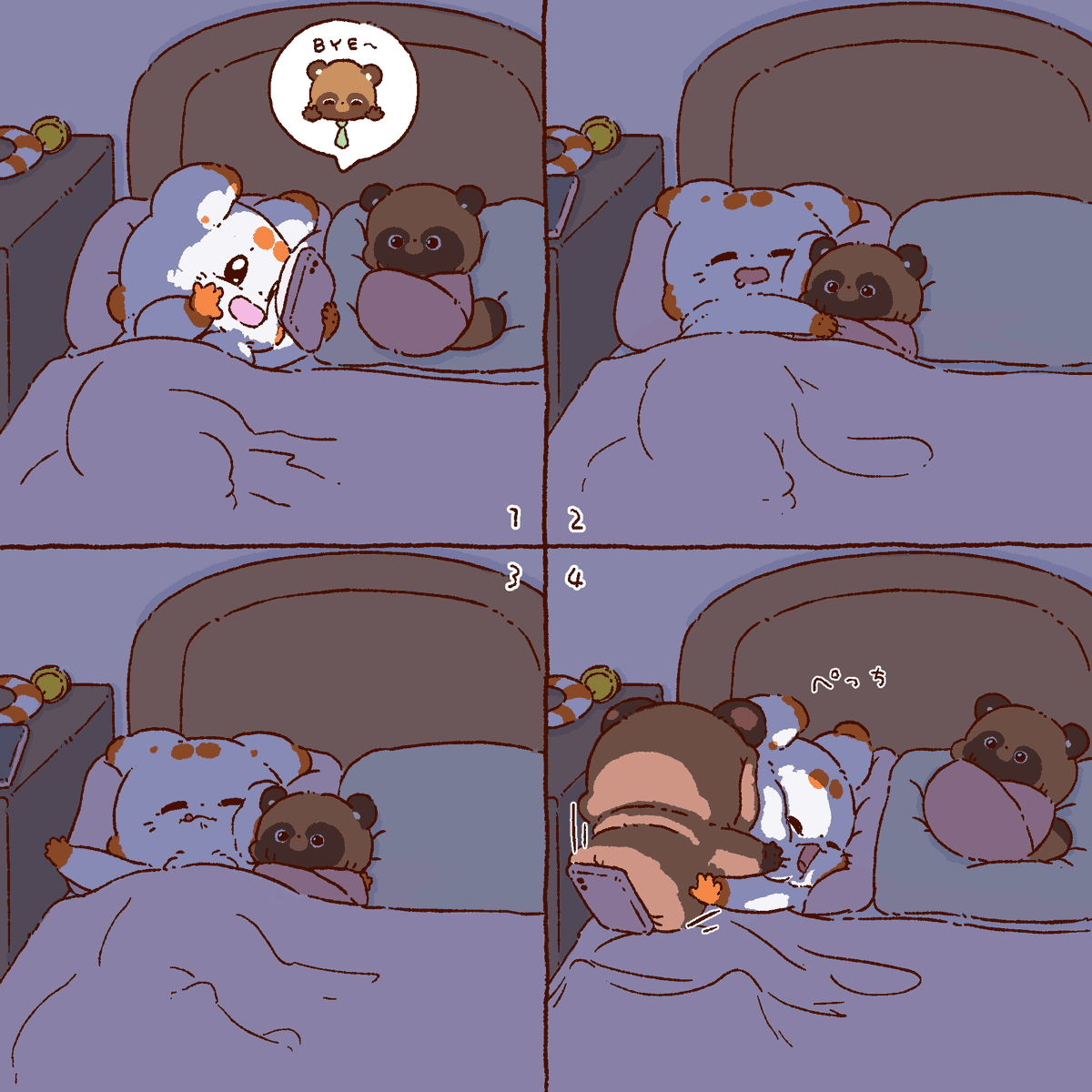 二尾の小狐　「てnこ（てんこ）」🦊🦊⛩🐶 tweet media