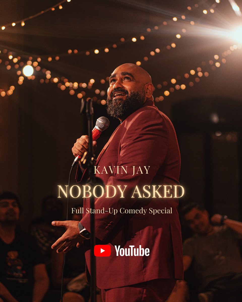 KavinJay's tweet photo. Being sexy is harder than it looks.

Full special Kavin Jay: Nobody Asked now on YouTube.
Link in bio.

https://t.co/Xokt1uDNb7 https://t.co/UMwRDvU8ix