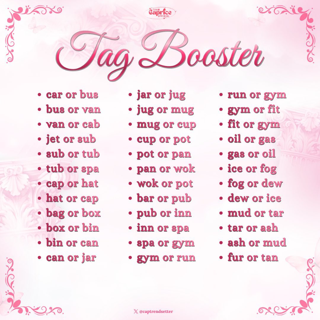 TEAM CAPRICE TRENDSETTER tweet media