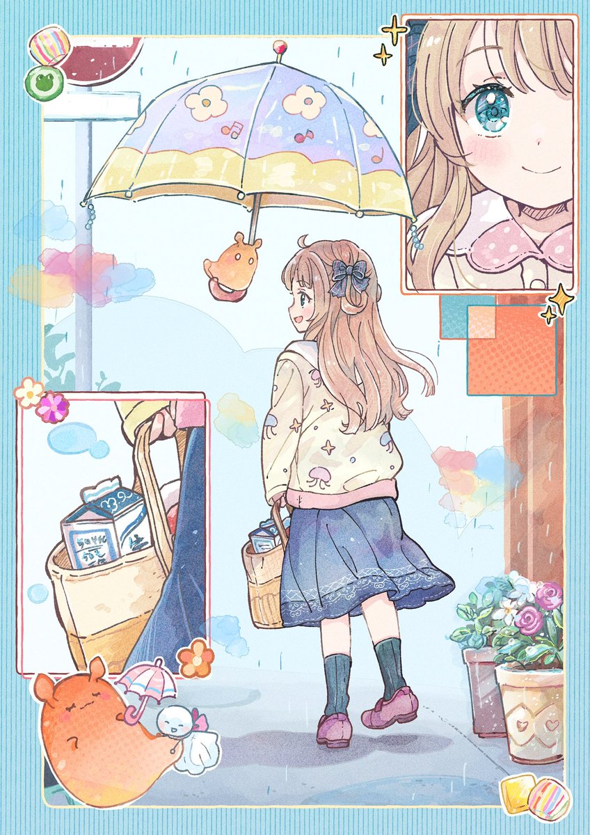 haco_original's tweet photo. rain and umbrella☔️

雨の日に出かけると、この傘が浮いてくれたらいいのにと思うことがあります。 https://t.co/t7YdYgXQHD