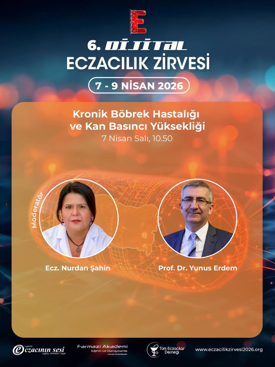 eczacinin_sesi's tweet photo. ✨ DİJİTAL ECZACILIK ZİRVESİ -2026 Davetlisiniz:   
7-9 nisan 2026 tarihlerinde gerçekleşecek.    

ŞİMDİ KAYIT İÇİN TIKLAYINIZ:   https://t.co/F8QNX7EPG8   

_
#eczacılıkzirvesi #dijitaleczacılıkzirvesi2026 #eczacılarbuluşuyor https://t.co/a6XnM4wzOS