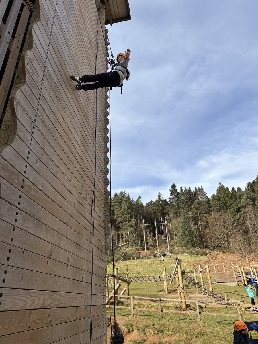Up shortly for another half day of activities! 
There’s not a peep coming from any dorm 😴 🤣 We had a really fun 🤩 but jam packed day of activities yesterday! 

Giant swing, abseiling, sensory trail, canoeing, problem solving and ambush. P7 have been brilliant! 🤩