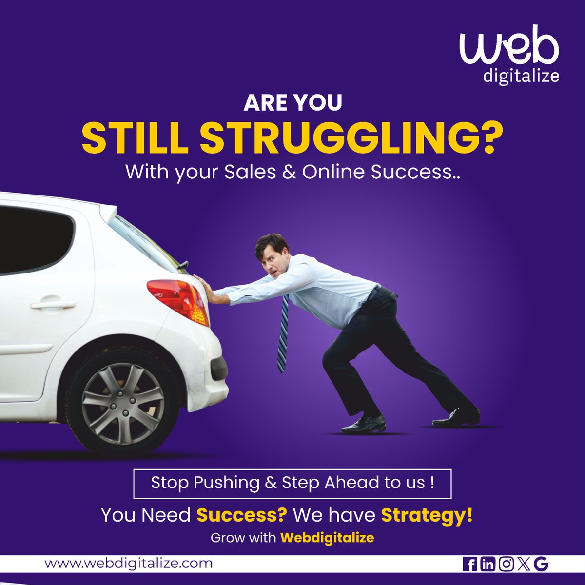 WebDigitalize's tweet photo. Struggling to push your business forward? 🚗💼
Stop doing it alone!
At WebDigitalize, we turn your efforts into real results with smart strategies &amp; powerful marketing.
It’s time to accelerate your growth 
Explore more 👉 https://t.co/BgLCjw3mgF
#webdigitalize #DigitalMarketing https://t.co/jd5rh8pp3V