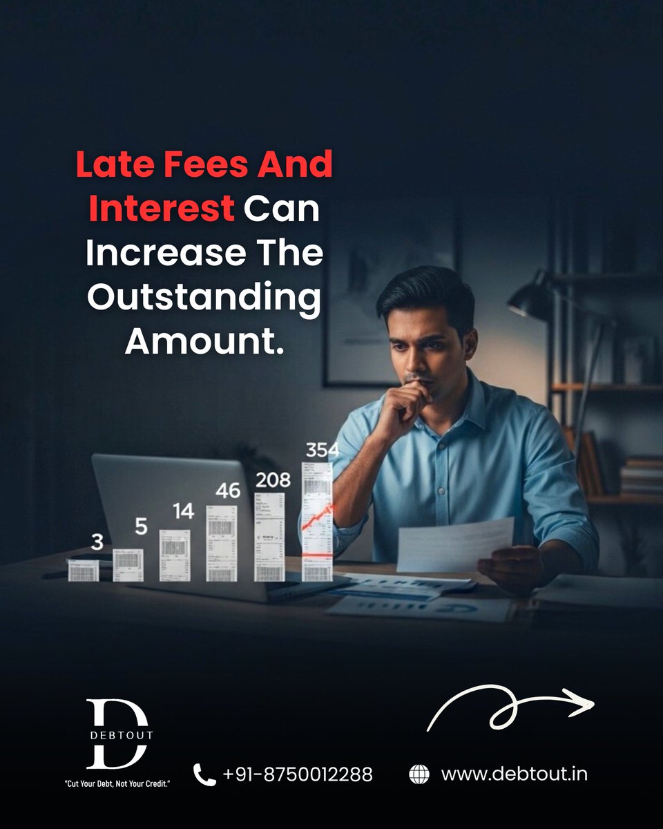the_debtout's tweet image. Missing EMI payments can start a chain reaction, from reminders and recovery calls to increased interest, credit score impact, and rising financial pressure.
🌐 debtout.in
#debtout #emi #emibounce #debtrelief #debtmanagement #financialstress #creditcarddebt #loanhelp