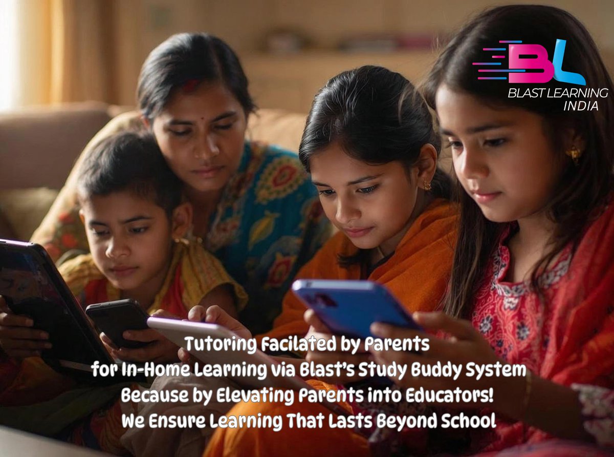 blastlearning's tweet photo. When parents step in, learning transforms.
With Blast’s Study Buddy System, the home becomes a classroom of care and growth.
By elevating parents into educators, we nurture lessons that last

#BlastLearning #StudyBuddySystem #ParentTutors #LearningAtHome #EducationWithCare https://t.co/DCu7OGrGOd