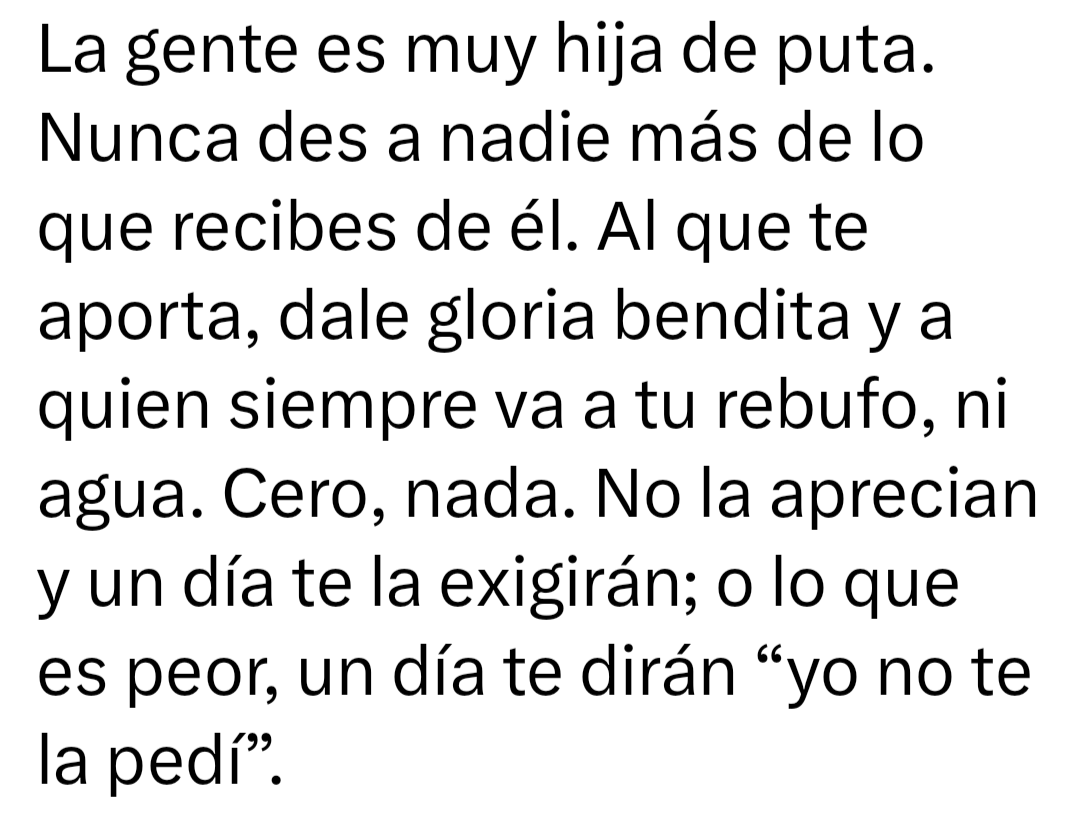 De vital importancia tenerlo muy muy claro