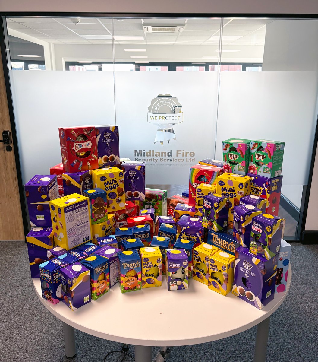 firedetection's tweet photo. Happy Easter!! 🐣 🌻

We've teamed up with Burton Albion Community Trust to collect Easter eggs for local families in need.

Thanks to Trent Safety Services, Rexel, City Electrical Factors, and LH Electrical for their generous donations! https://t.co/BZFXGT2Oun