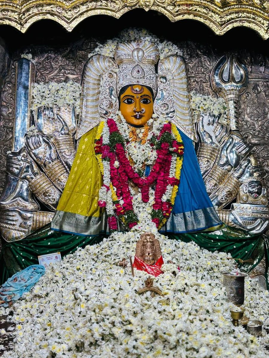 వసంత నవరాత్రులలో ఏడోవ రోజు లక్ష తెల్ల చామంతి పుష్పాలతో అర్చన 🏵️🙏🏻🙇🏻‍♂️
భద్రకాళీ శరణం మమ ⛩️🔱🌺🪔🪷🍀🙏
 #25Mar2026
#CulturalHeritage
#WarangalTemples 🇮🇳