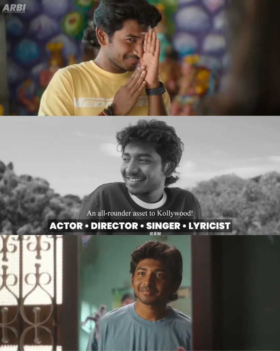 #KenKarunaas — a 24-year-old multi-talented sensation in Kollywood 👏🔥

Actor, Writer, Director, Singer &amp; Lyricist — an all-round powerhouse 📈

#Youth becomes everyone’s recent favorite in Kollywood 💥👏