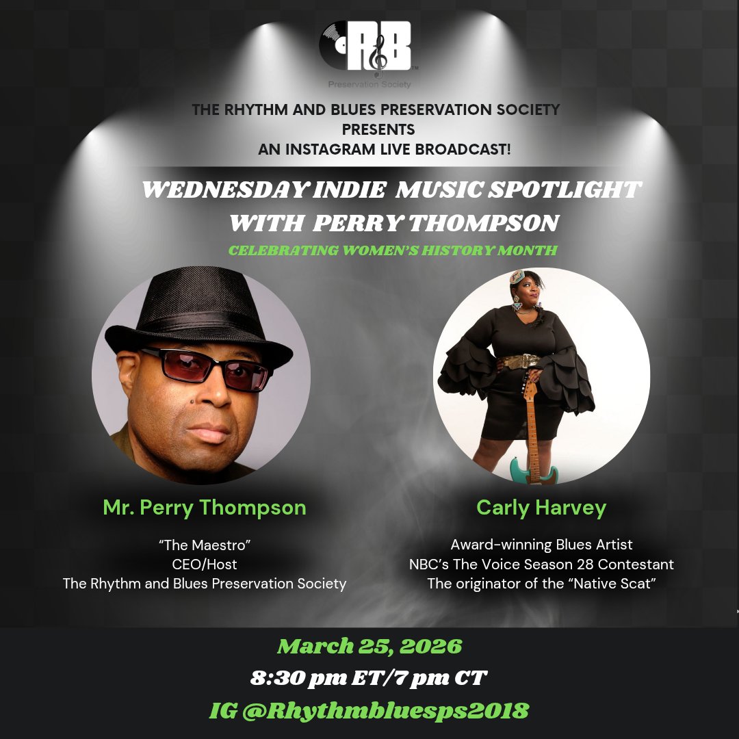 Rhythm and Blues Preservation Society tweet media