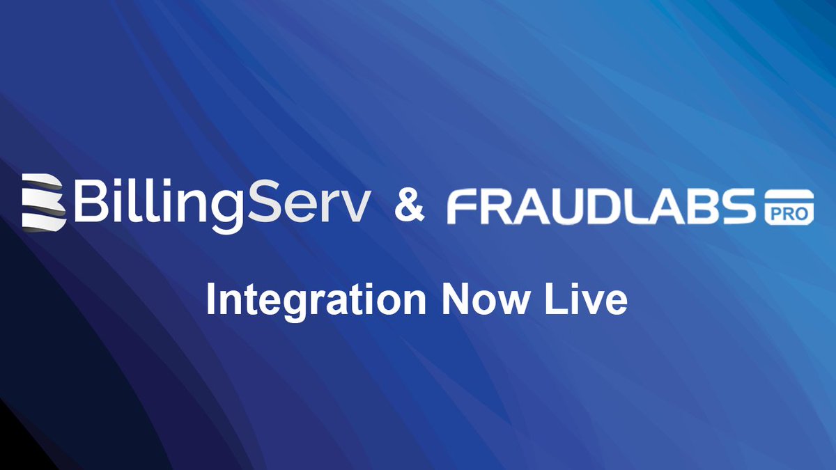 Excited to partner with <a href="/FraudLabsPro/">FraudLabs Pro</a> 

Our integration delivers real-time fraud screening to BillingServ, helping you block high-risk transactions, approve genuine customers faster, and maintain control with a full audit trail.

bserv.uk/YvVdt
bserv.uk/sC4hn