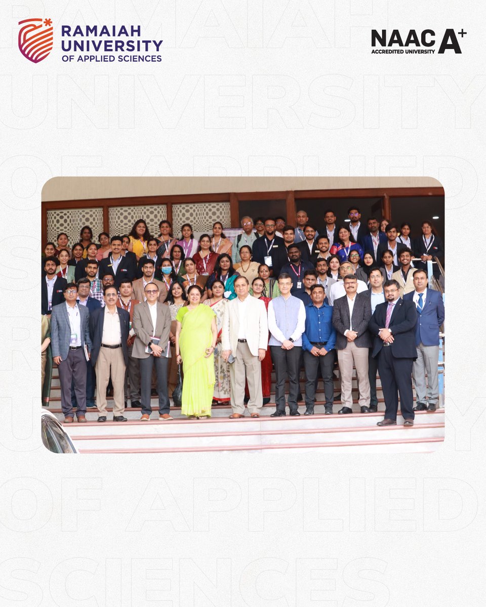 MSRUAS's tweet image. Ramaiah University of Applied Sciences, with Indian Council for Social Science Research, hosted a National Conference on GST 2.0, bringing together policy and academic leaders. 78 papers were shortlisted; proceedings will be published by ICSSR.

#RUAS #GSTReforms #GSTIndia