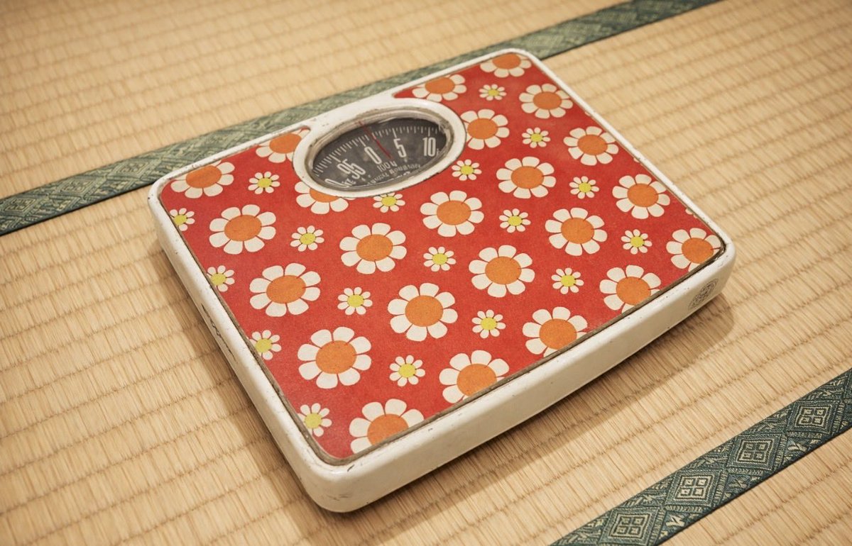 昭和時代の体重計！