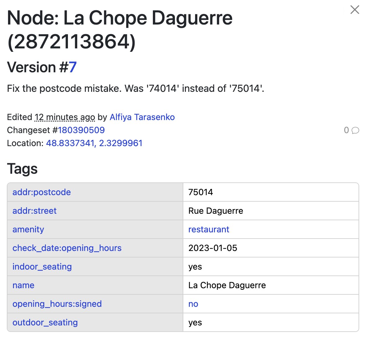 AlfiyaTarasenko's tweet image. We investigated incorrect postal codes for French cities 🇫🇷

Examples:
Marseille → 10013
Paris → 65011, 74014, 70007

🔍 Cause: incorrect postcode tags in @openstreetmap
🛠 Fix: corrected most directly in OSM 

Open data = fixable 👍

#OpenStreetMap #GeoData #GIS #Geocoding