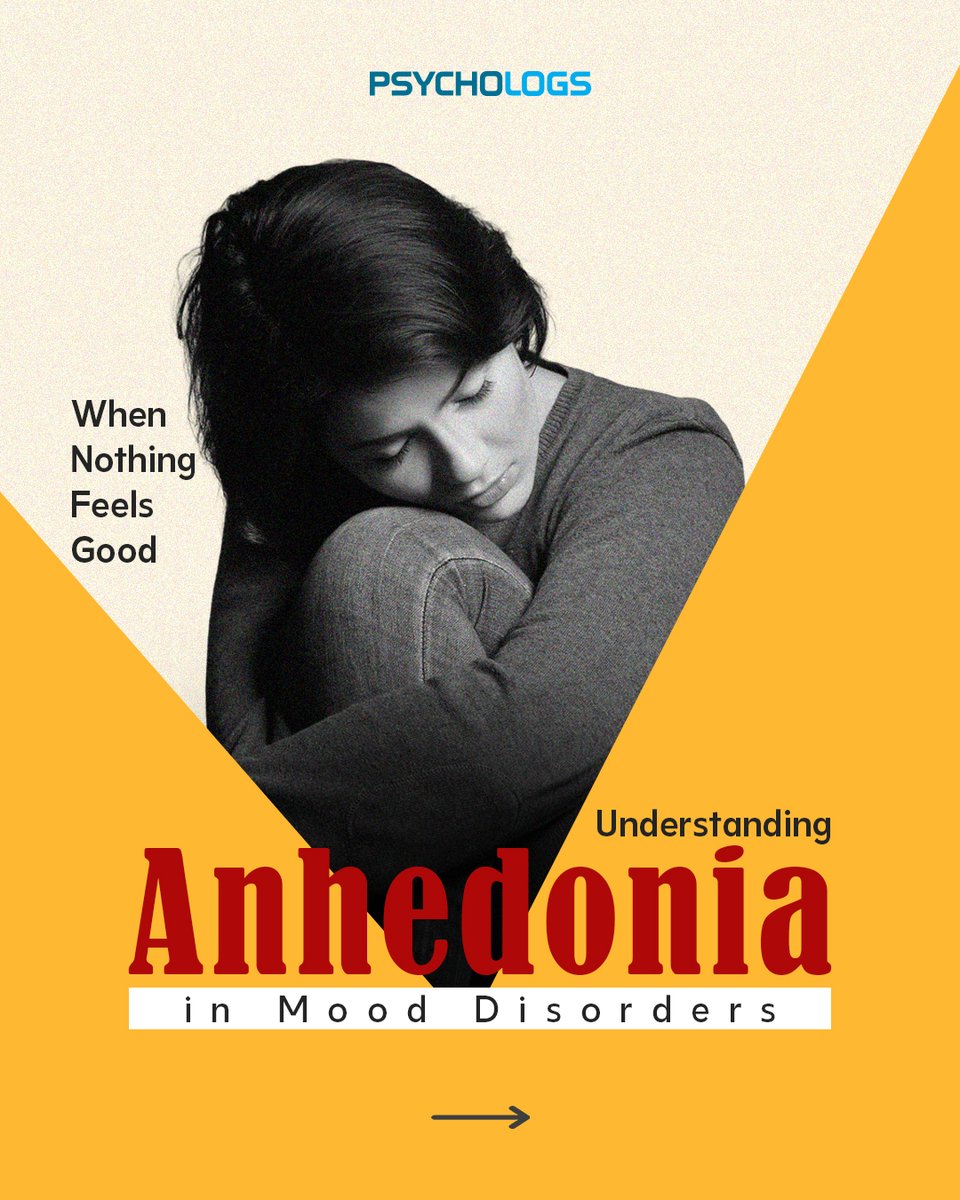 PsychologsIndia's tweet image. Anhedonia isn’t just sadness; it’s the loss of pleasure, motivation, and connection
A core feature of depression and bipolar disorder, it often persists even when mood improves.

psychologs.com/when-nothing-f…

#anhedonia #depressionawareness #mentalhealthmatters #mooddisorders