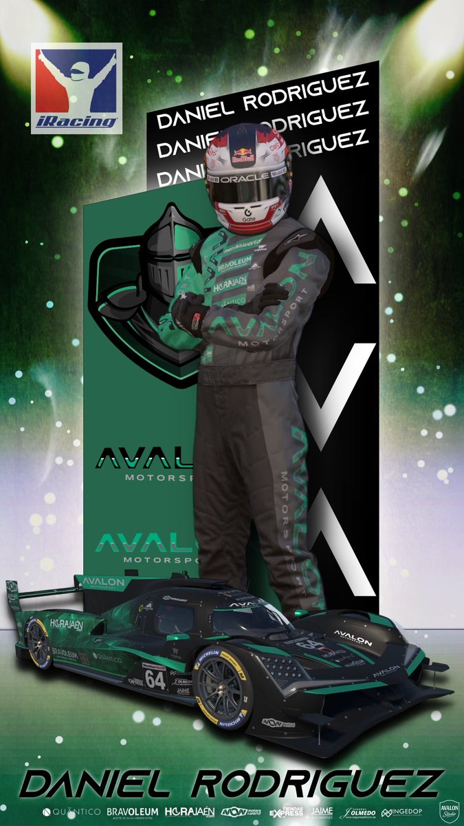 AVALON_MSPORT's tweet photo. 📝 FICHAJE 📝 
Sección @iRacing

Damos la bienvenida a Daniel Rodríguez Campoy, nuevo piloto de iRacing.

📍 Murcia
🛡️ @Rodriguez71000

🏁 Valentía, esfuerzo y perseverancia 

Daniel se convierte en el noveno de varios fichajes que seguiremos anunciando próximamente. Un piloto que representa a la perfección nuestros valores: respeto en pista, compromiso y hambre de seguir compitiendo al máximo nivel.

Esto no ha hecho más que empezar. El Reino no se detiene!
Bienvenido al castillo 🏰 Caballero 

🖼️ #AvalonStudio
👨‍🎨 @Eevana071

#AVALONMotorsport #iRacing #NuevoFichaje #SimRacing #EquipoAVALON #RespetoEnPista #PC #Motorsports