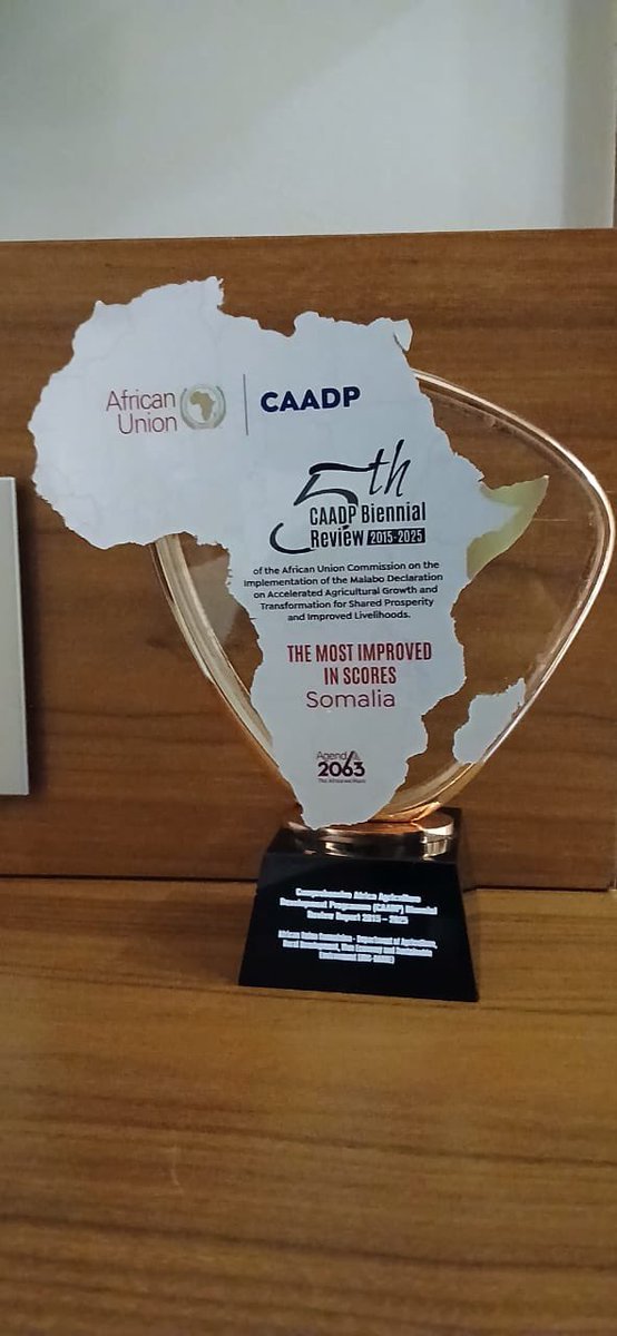 MOASomalia's tweet photo. Prof. Mohamed Elmi Guure, Head of M&amp;E and Somalia’s #CAADP Focal Point at the @MOASomalia, participated in a continental CAADP technical workshop in Windhoek, Namibia, organized by the African Union Commission and African Union Development Agency. Somalia was also honored with.. https://t.co/acsISgl3IO