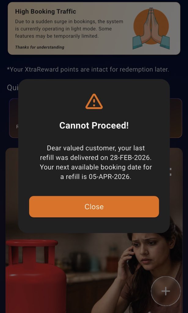 ItsRoss22's tweet photo. @IndianOilcl Isn’t this app managed by you where you are asking for 35 days, please fact check this https://t.co/Z7XtxRYszM
