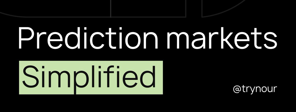 .<a href="/trynour/">nour</a> is not a power terminal aggregating all the best prediction markets

the goal is to simplify prediction market trading for the average normie 

no complex orderbooks or features, just sign up with email and trade with native ai assistance.

nour markets.