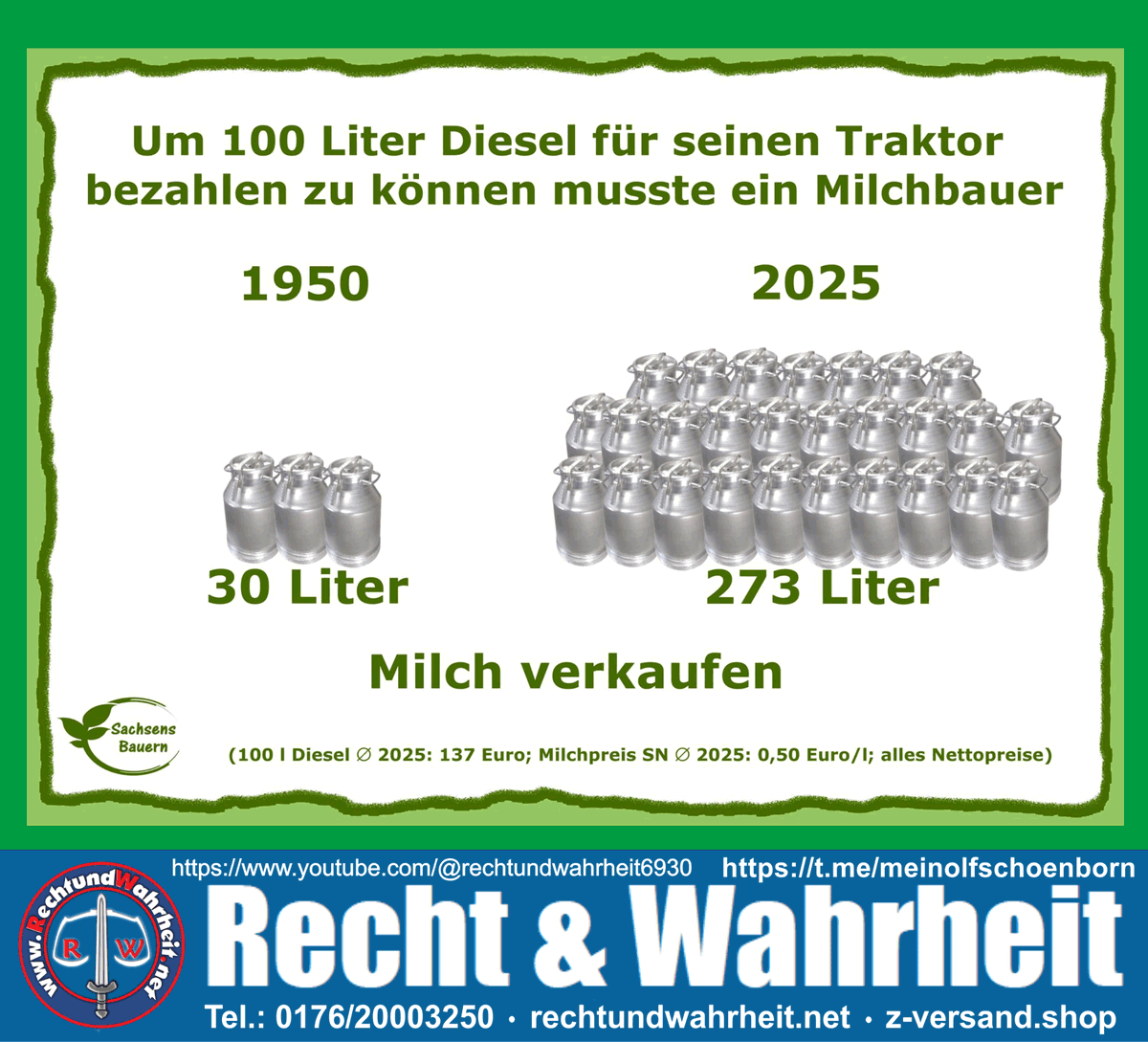m_schonborn's tweet photo. #Landwirt, #Milchbauer, #Rentner, #Diesel, #Milch, #verkaufen, #kaufen, #Recht, #Wahrheit, #Schönborn https://t.co/lEbwdM1HqJ
