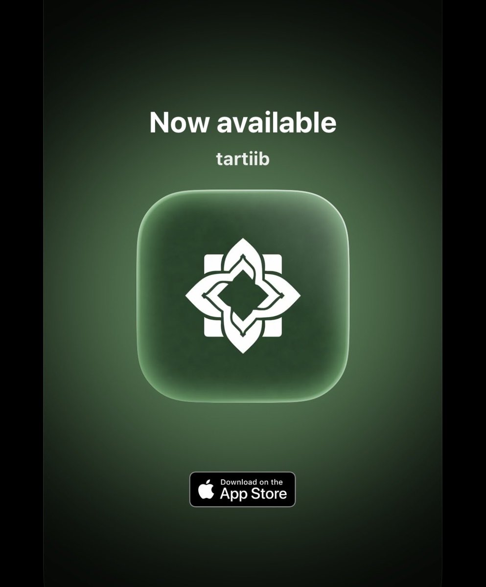 tartiibapp's tweet photo. Tartiib is live on AppStore!

Link in bio https://t.co/3y3eLfC5mu