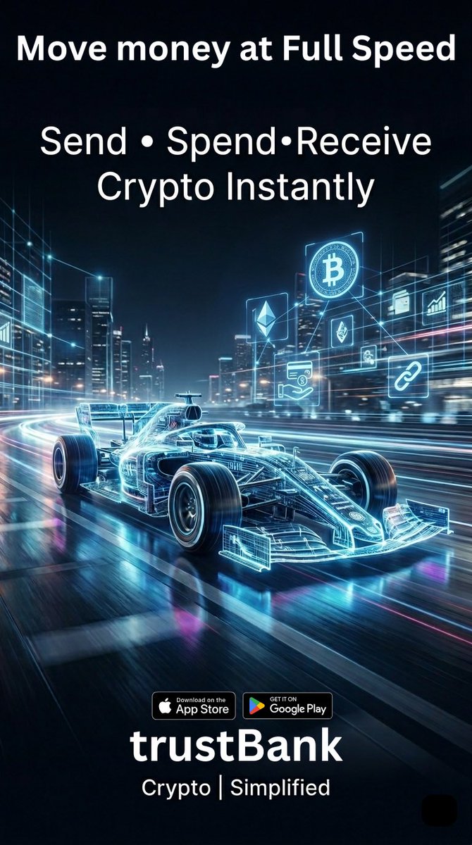 trustbanktech's tweet photo. 🏎️ Get ready to experience finance in the fast lane!
Revolutionize your crypto with trustBank.
Send, Spend, and Receive Crypto Instantly.

It's crypto, simplified. ✨

Download the app now! [App Store/Play store]
#Fintech #crypto #FastFinance https://t.co/Kbr19eISdk