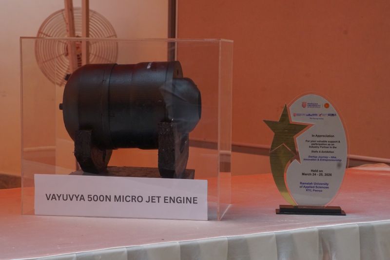 vayuvya_Defence's tweet photo. Vayu-500N Micro Jet Engine (3D printed) unveiled.
Now moving toward scaling, testing, and real-world deployment. 

#Aerospace #StartupIndia https://t.co/lVQ3oUOSJ1