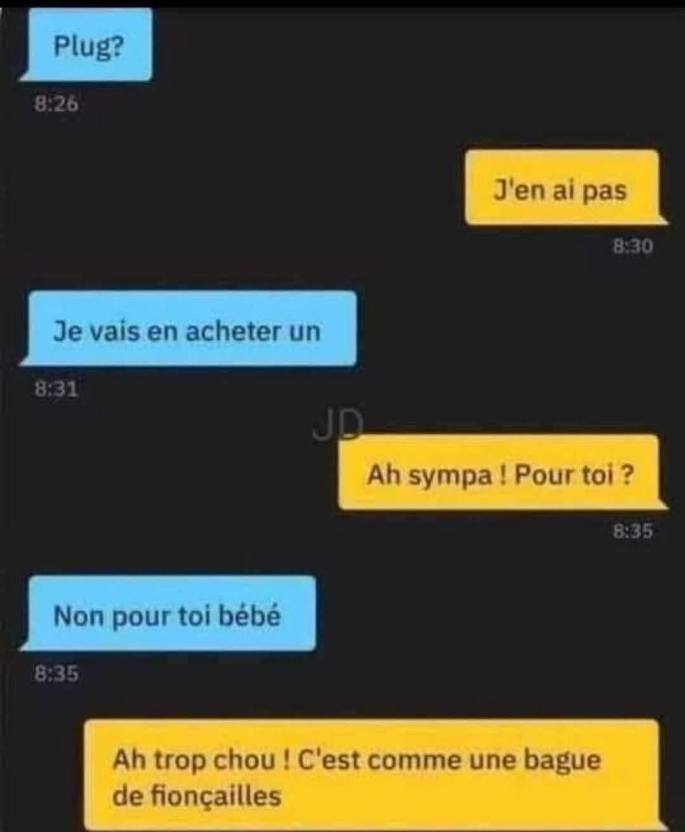 Romantique non ? 🤣🤣